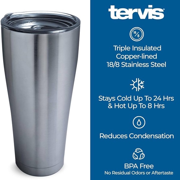 Tervis Triple Walled NFL Kansas City Chiefs Insulated Tumbler Cup 20 oz - Picture 2 of 14